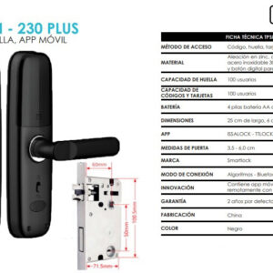 Tpsh -230 plus Huella app Movil