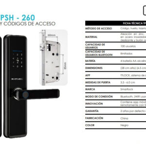Tpsh - 260 Huella y Códigos De Acceso