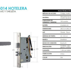 Tpsh - 5014 Hotelera Llave y Tarjeta
